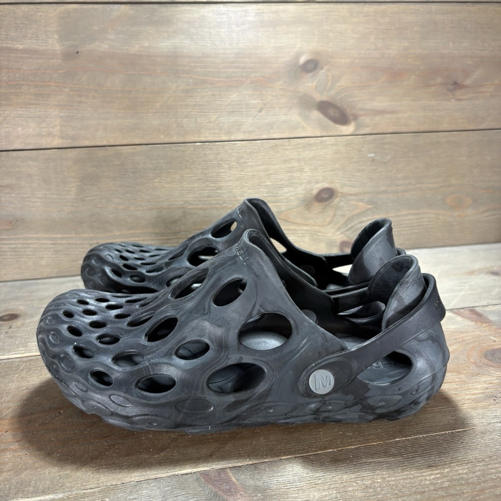 merrell hydro moc womens size 7 shoes black slip on comfort sandals